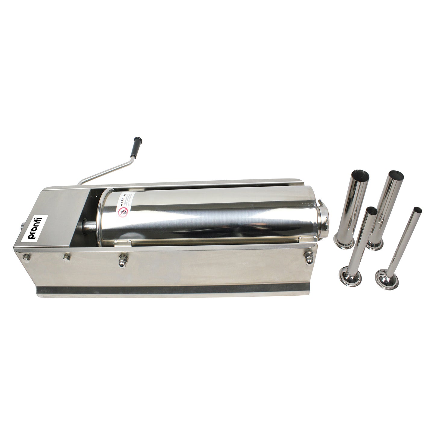 Pronti 5L Stainless Steel Horizontal Sausage Stuffer