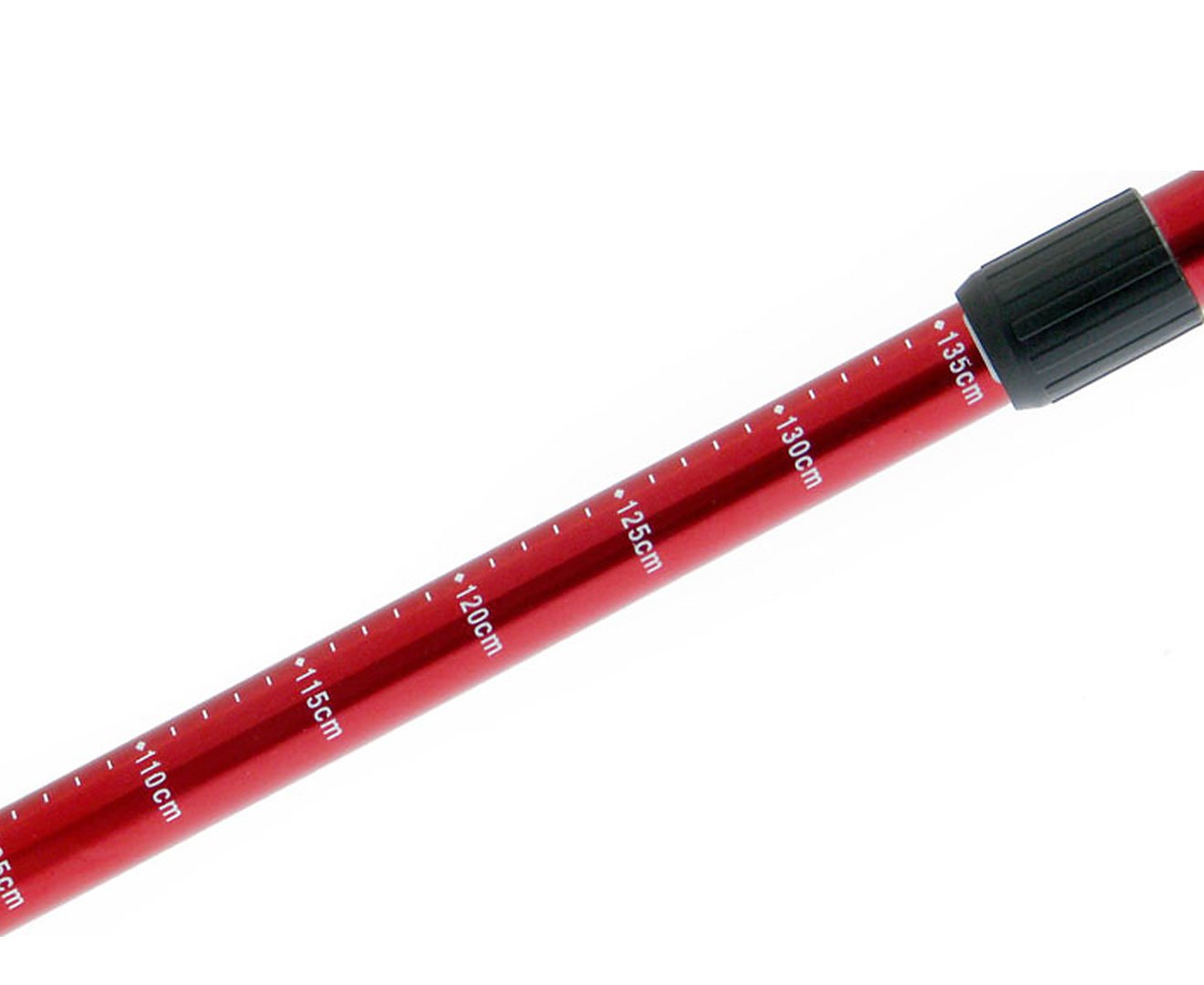 Powertrain Anti-Shock Trekking Hiking Poles Sticks Pair - Red