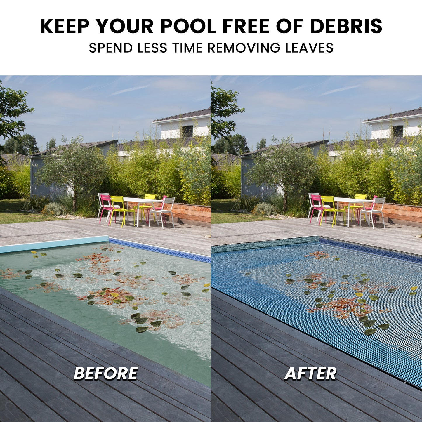 HydroActive UV-Resistant Swimming Pool Leaf Net Cover 3 x 7m