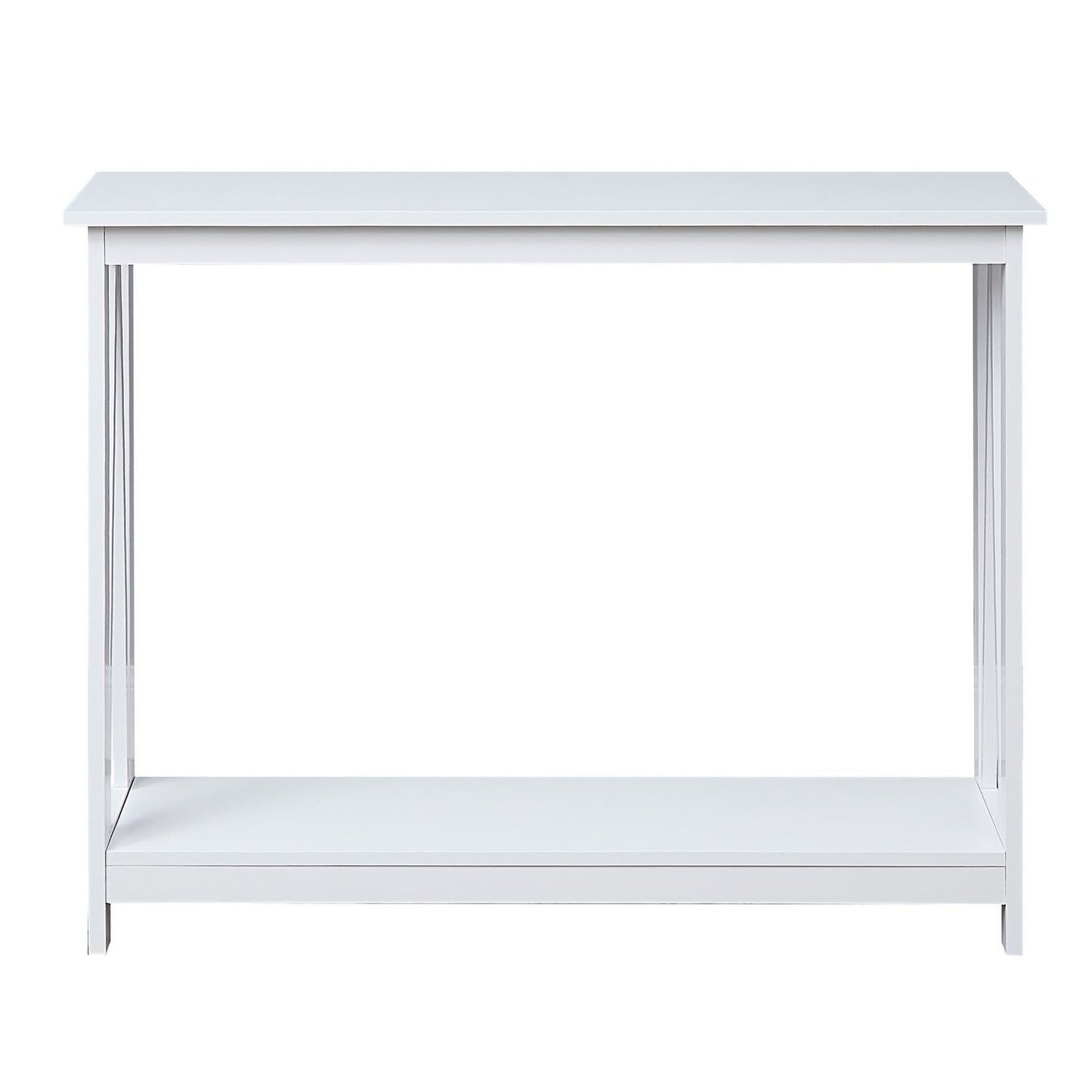 Sarantino Grace A-Frame Console Table - White