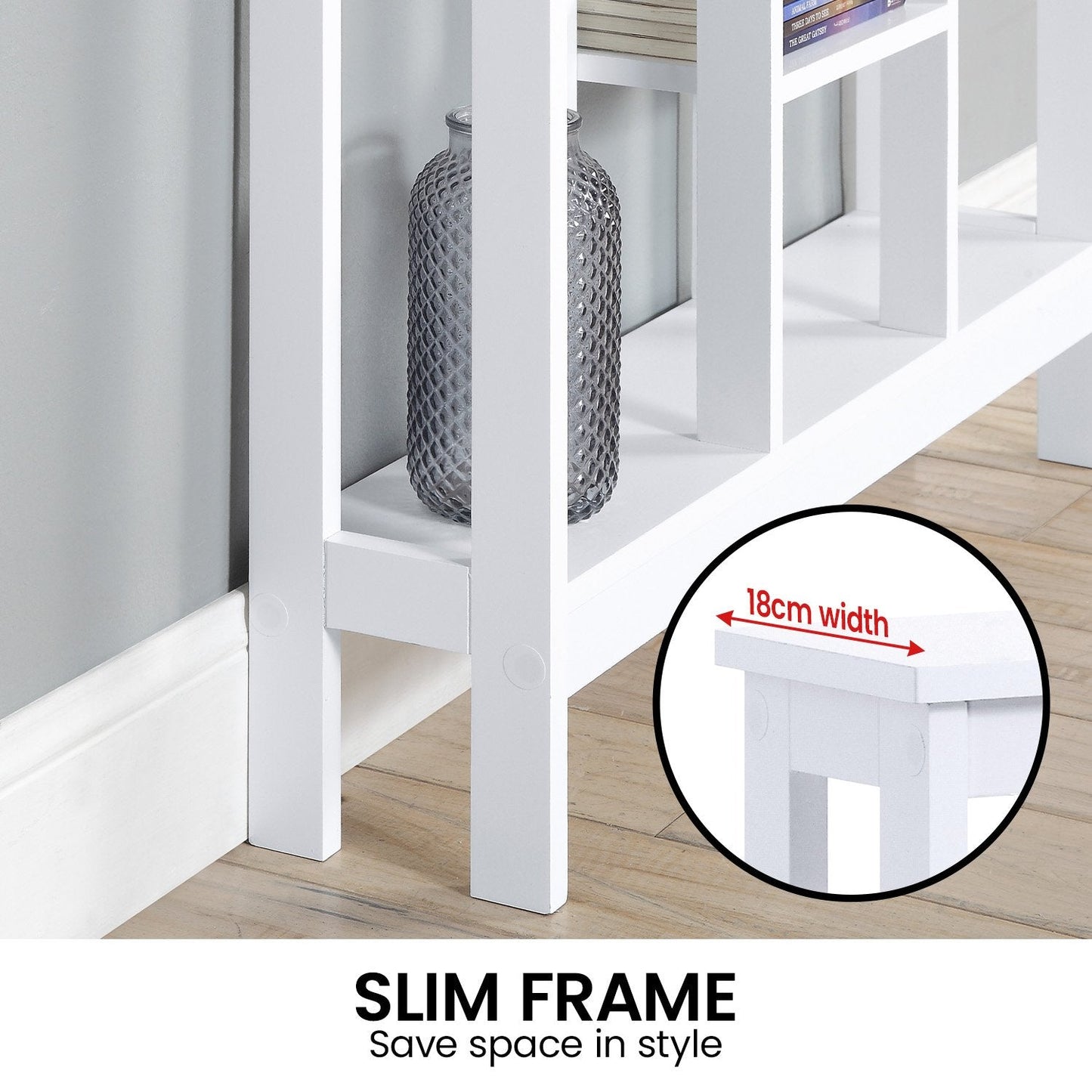 Sarantino Julian Console Table - White