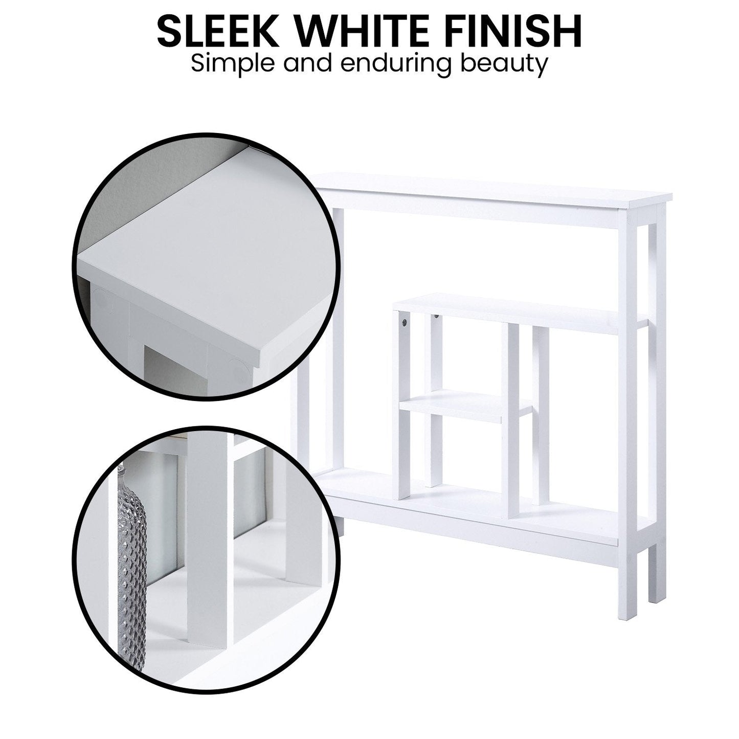 Sarantino Julian Console Table - White