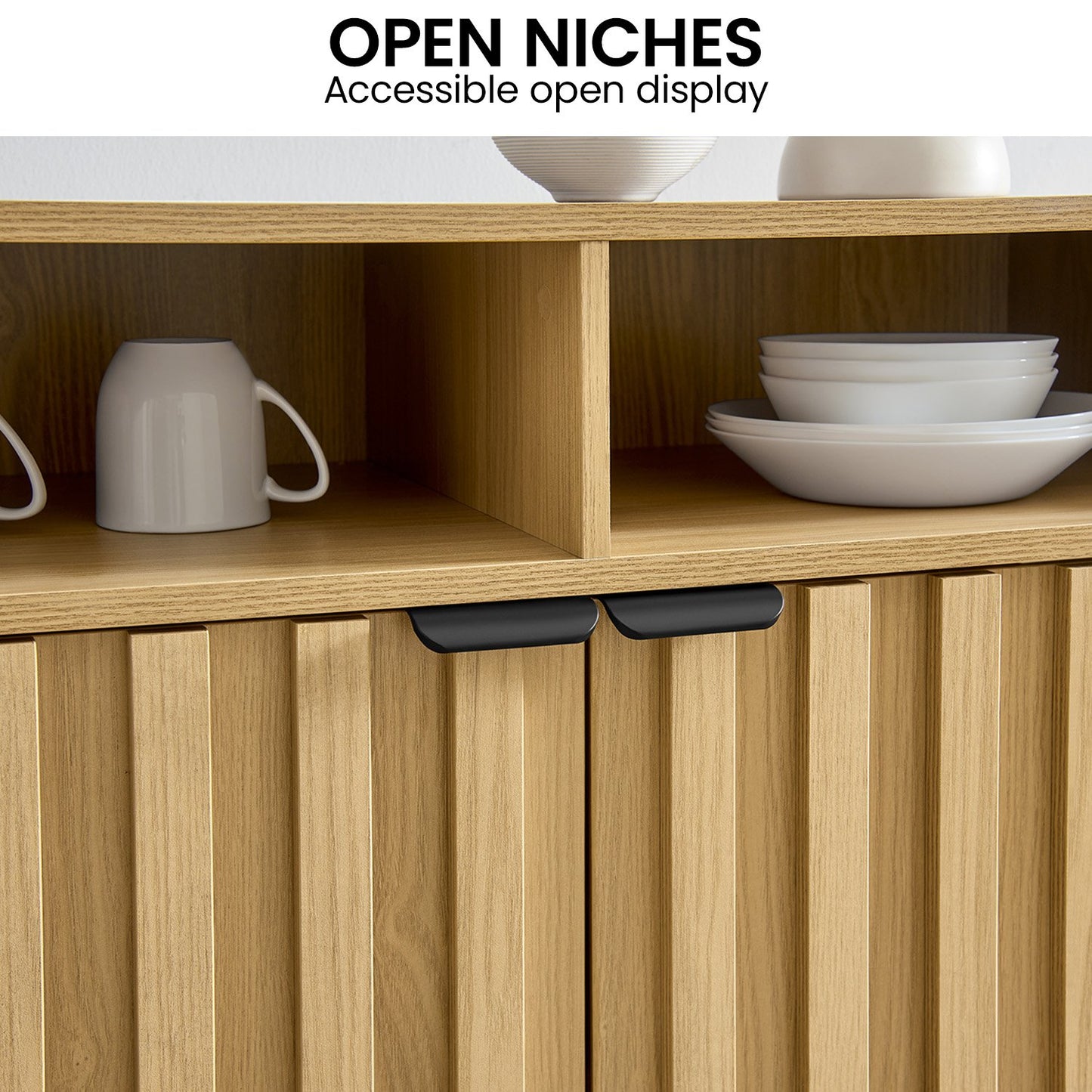 Sarantino Eleni 2-Door Sideboard - Natural