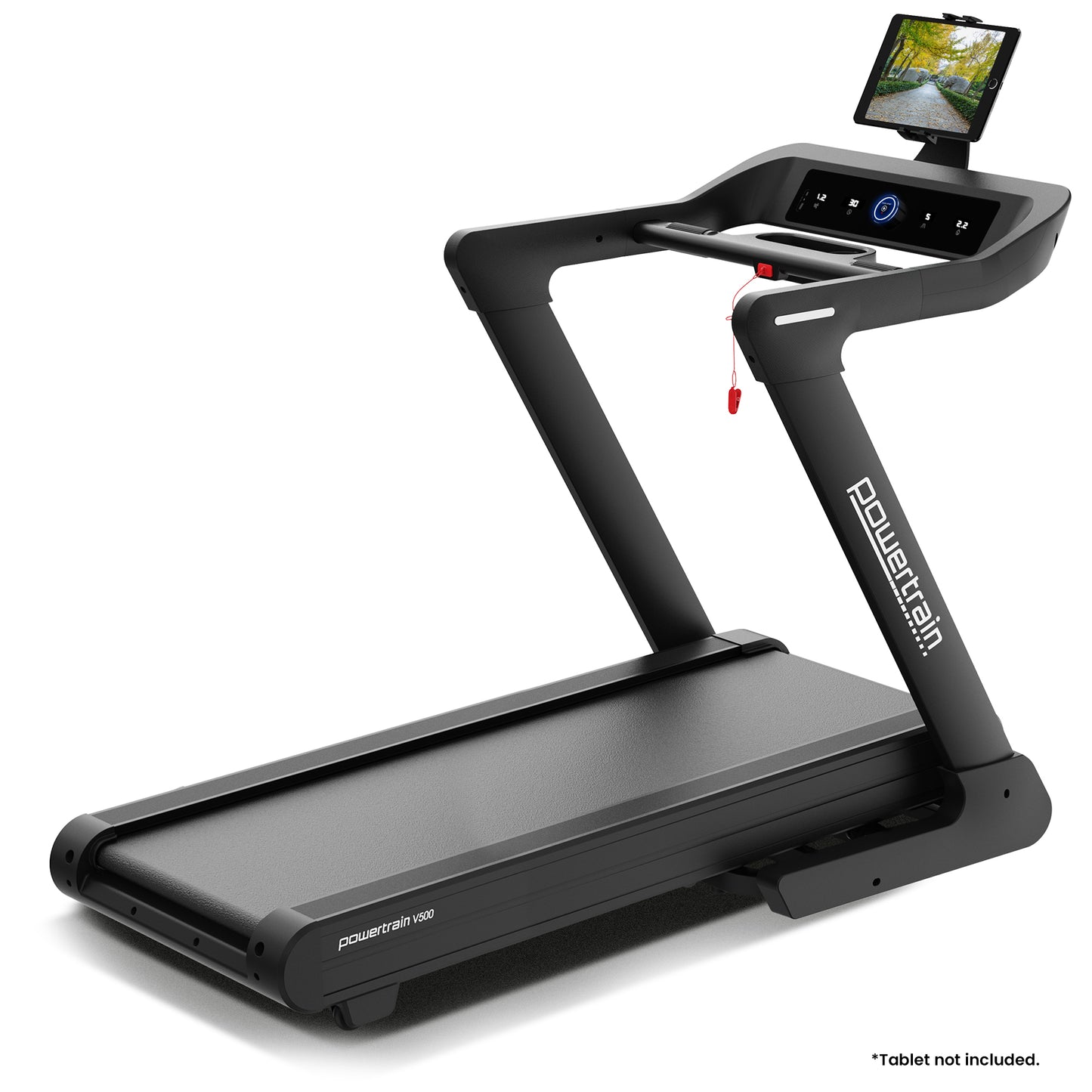 Powertrain V500 3HP Foldable Treadmill with Automatic Incline & Bluetooth Cardio Exercise