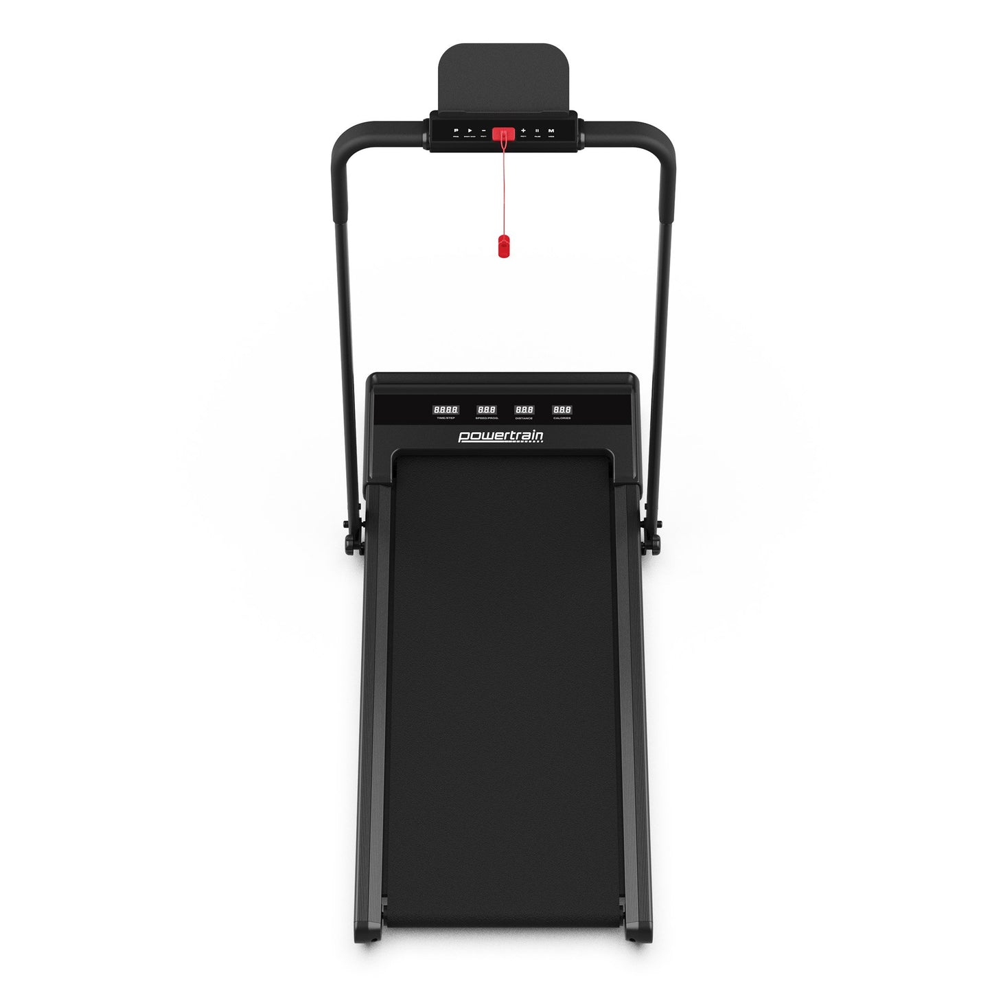 Powertrain K500 Walking Pad Treadmill 2 in 1 Foldable Walking & Running Machine w/2.5HP Motor Dual LED Displays 2 Level