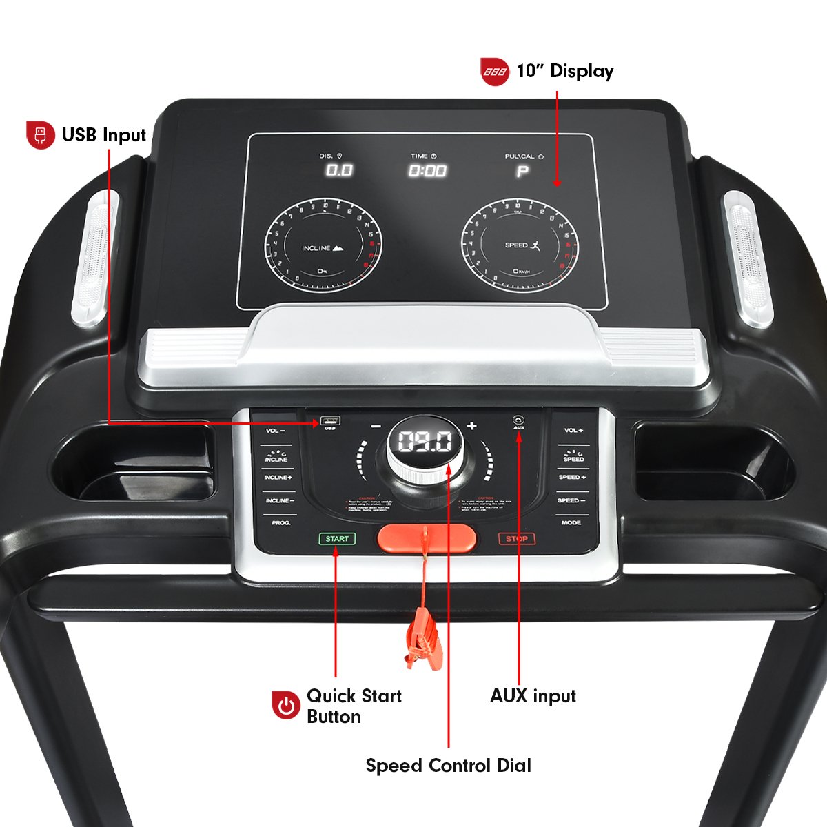 Powertrain MX3 Treadmill Electric Exercise Machine Home Gym Equipment Running Fitness