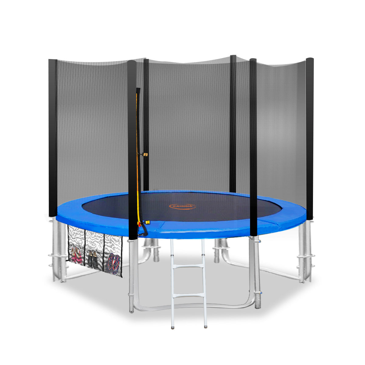 Kahuna 8Ft Outdoor Round Blue Trampoline for Kids and Children