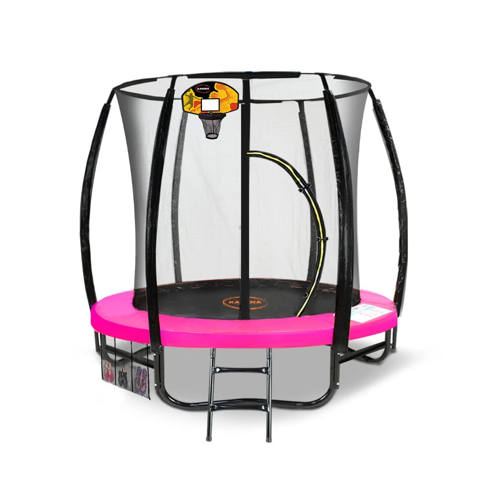 Kahuna Classic 6 ft Trampoline with BB Set - Pink