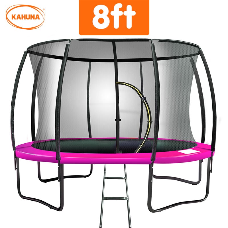 Trampoline 8 ft Kahuna Outdoor Spring - Pink