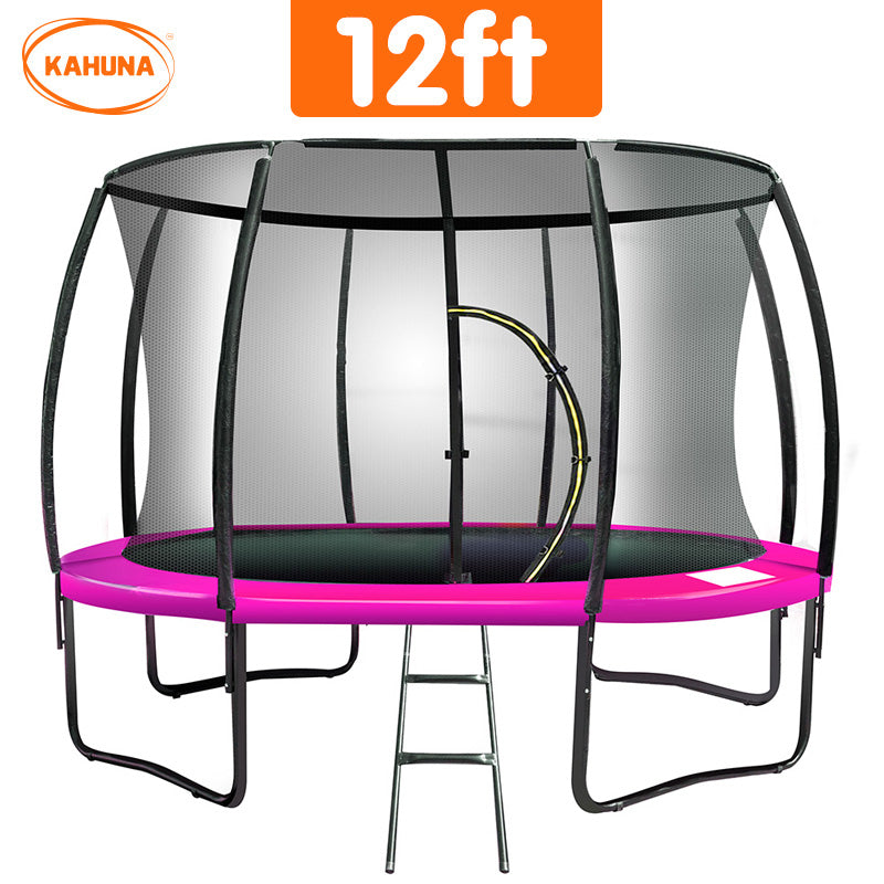Kahuna 12 ft Trampoline - Pink