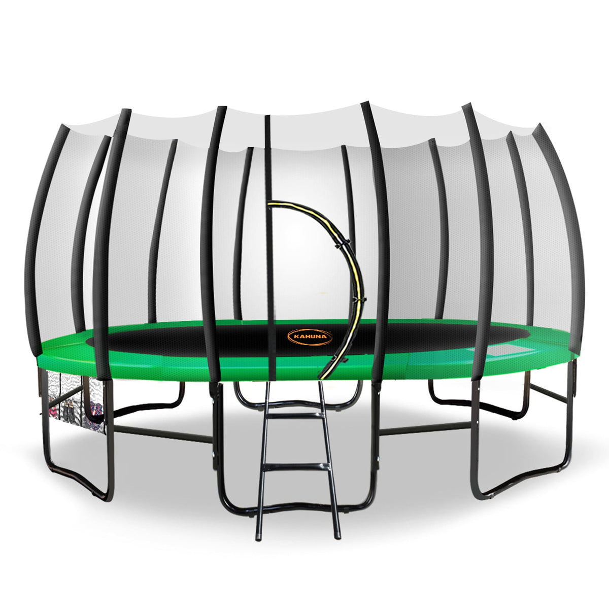 Kahuna 12 ft Springless Trampoline with Basketball Set