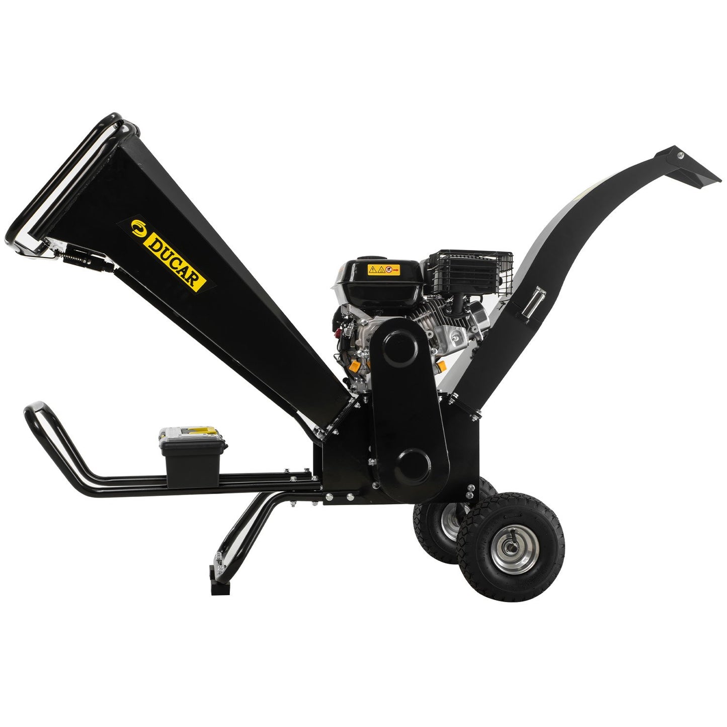 Ducar K70 7HP Wood Chipper Shredder Mulcher Grinder in Black