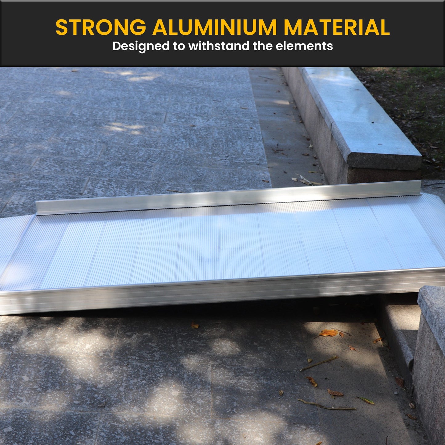 Kartrite 6ft Portable Aluminium Mobility Threshold Access Wheelchair Ramp