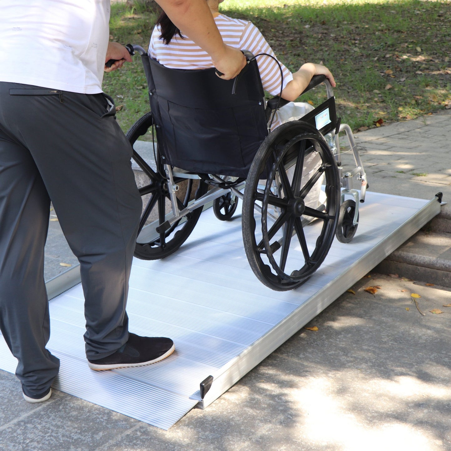 Kartrite 6ft Portable Aluminium Mobility Threshold Access Wheelchair Ramp