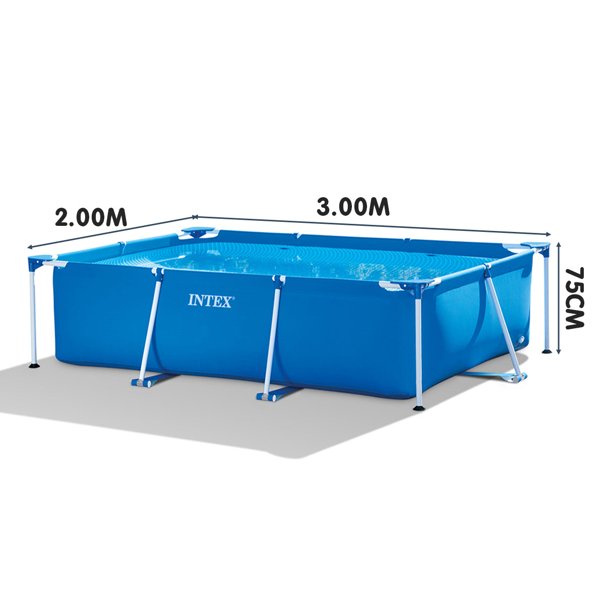 Intex 28272AU Above Ground Swimming Pool Rectangular 3m x 2m