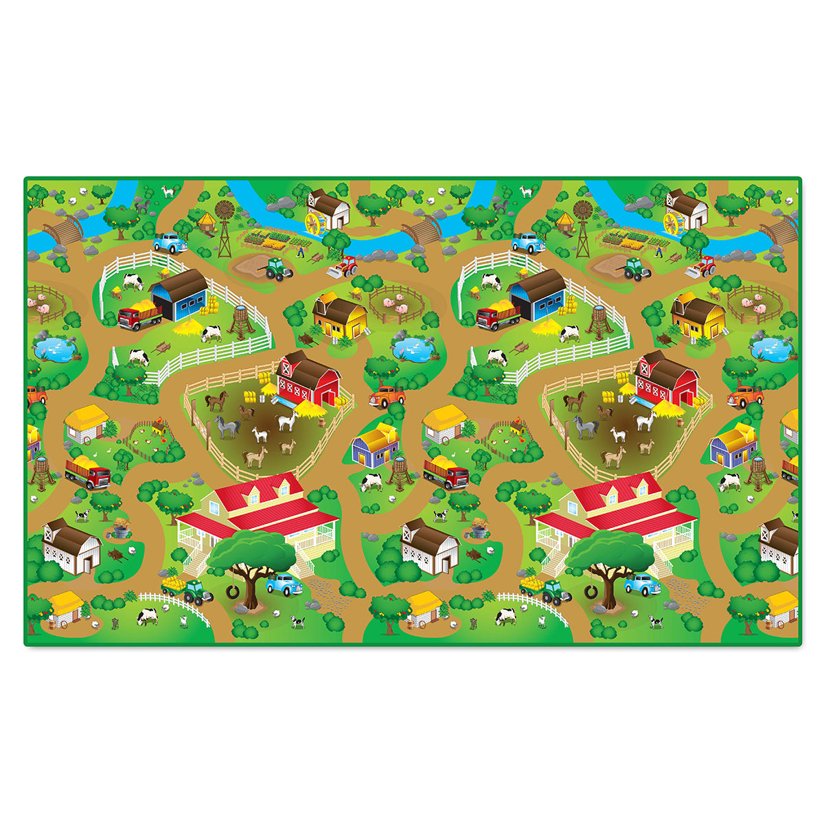 Rollmatz Farm Design Baby Kids Floor Play Mat 200cm x 120cm