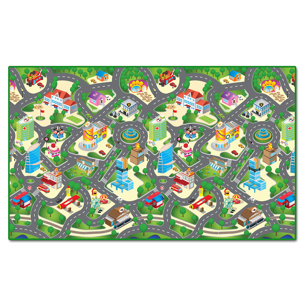 Rollmatz City Design Baby Kids Play Floor Mat 200cm x 120cm