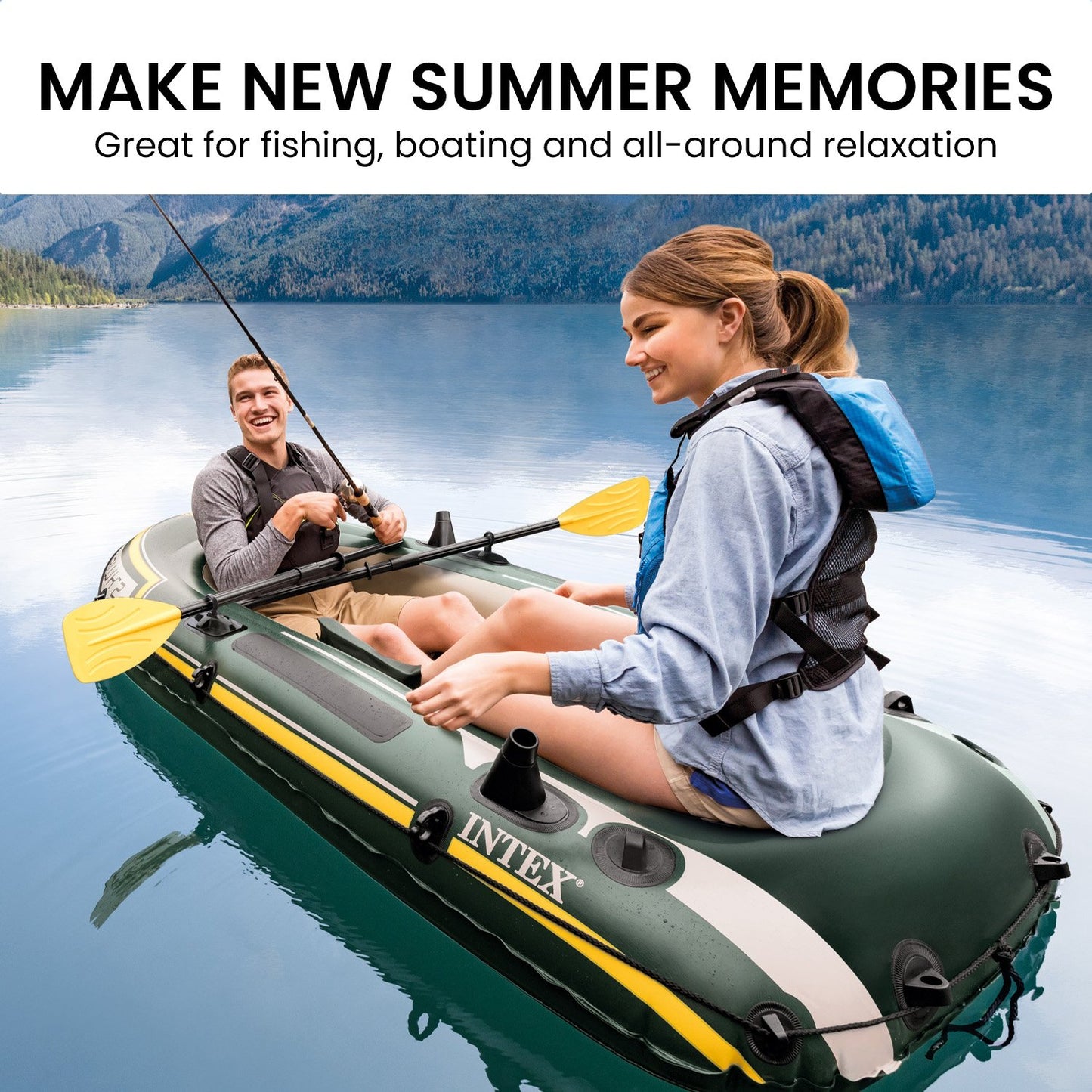 Intex Seahawk 2 Boat Set 68347NP