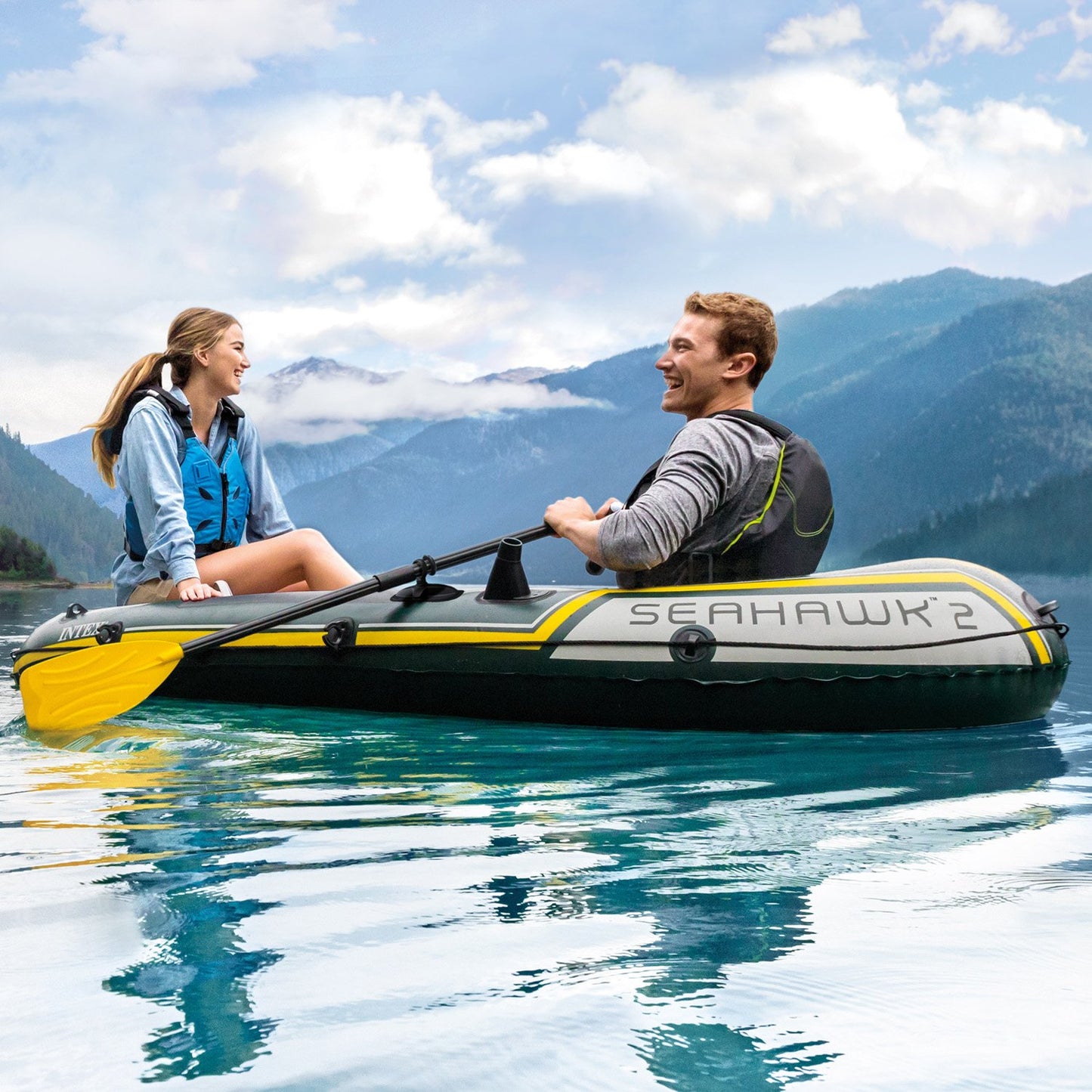 Intex Seahawk 2 Boat Set 68347NP