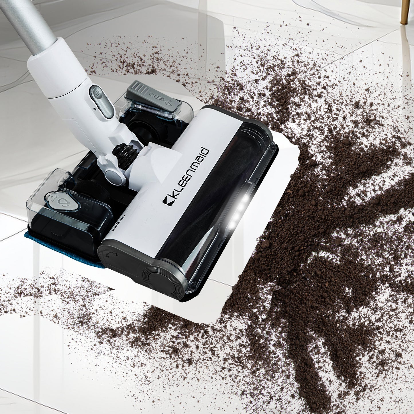 Kleenmaid Cordless Stick Vacuum Cleaner Split Wand Wet Mop CSV 3865