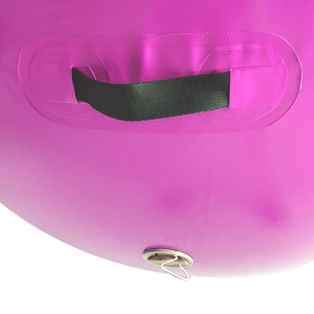 Inflatable Gymnastics Air Barrel Exercise Roller 120cm x 75cm - Pink