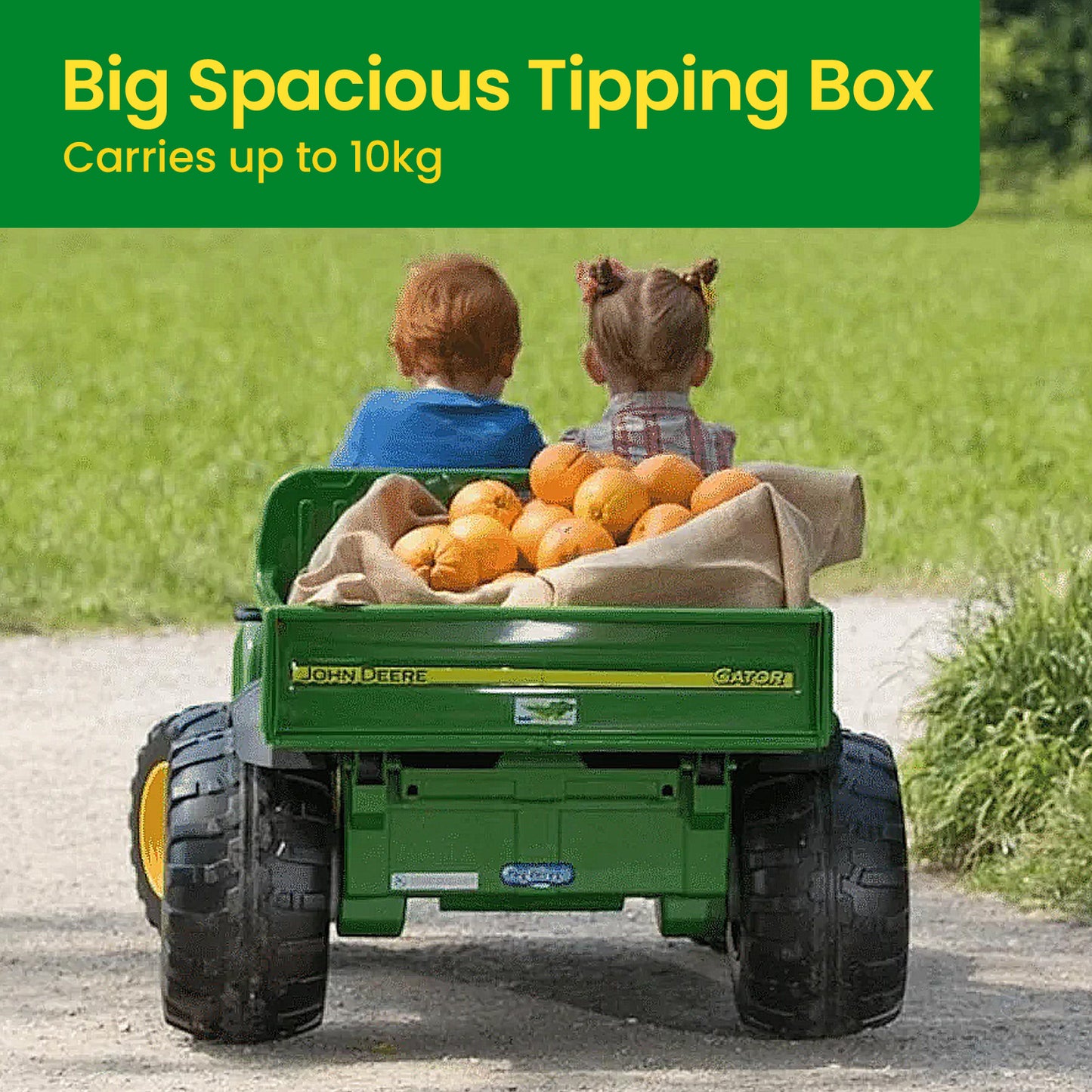 Kids Electric Toy Ride-On Car John Deere Gator HPX