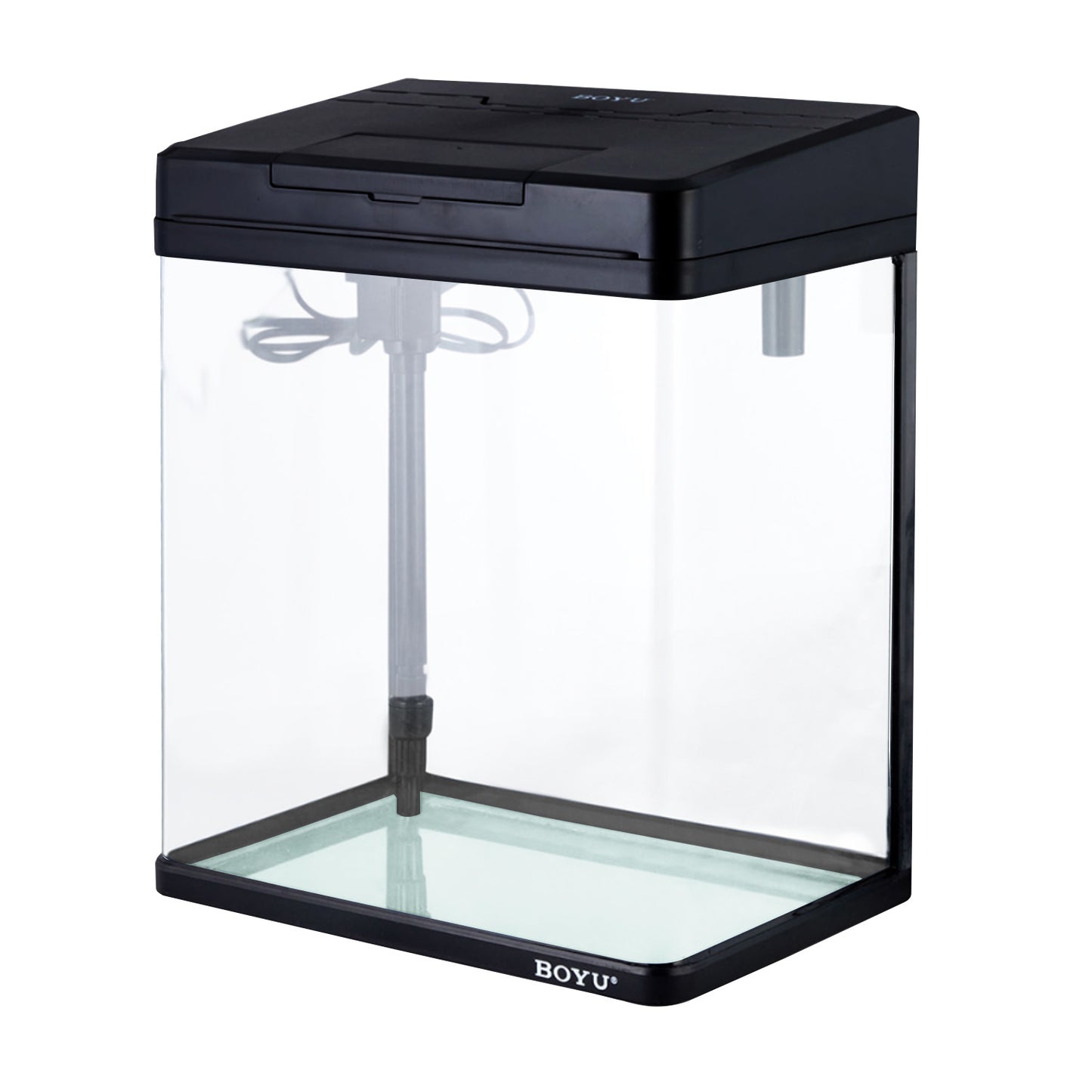 34L Complete Aquarium Kit With Bio Filter System LED Kit Curved Design