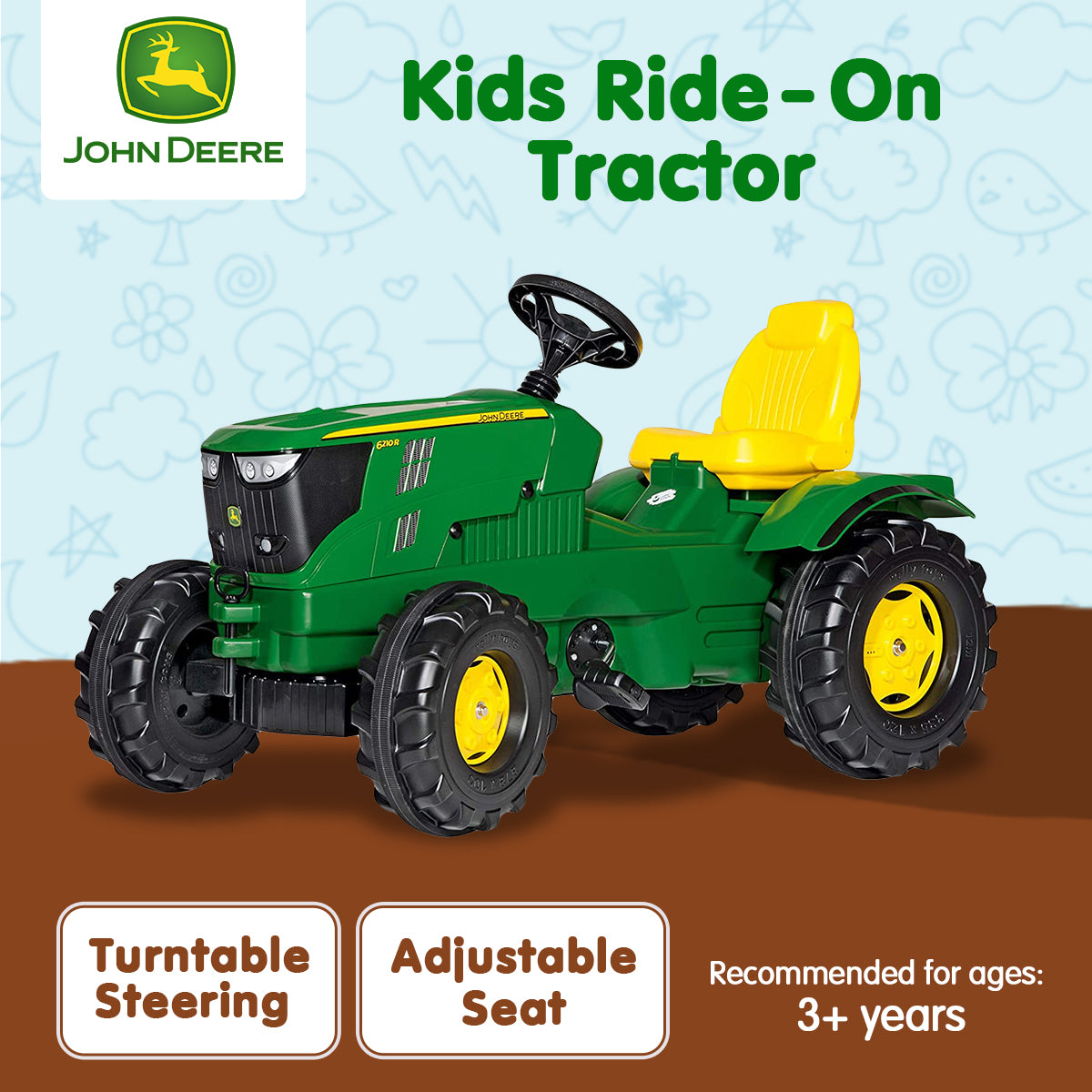 John Deere Kids Ride on Tractor RT601066