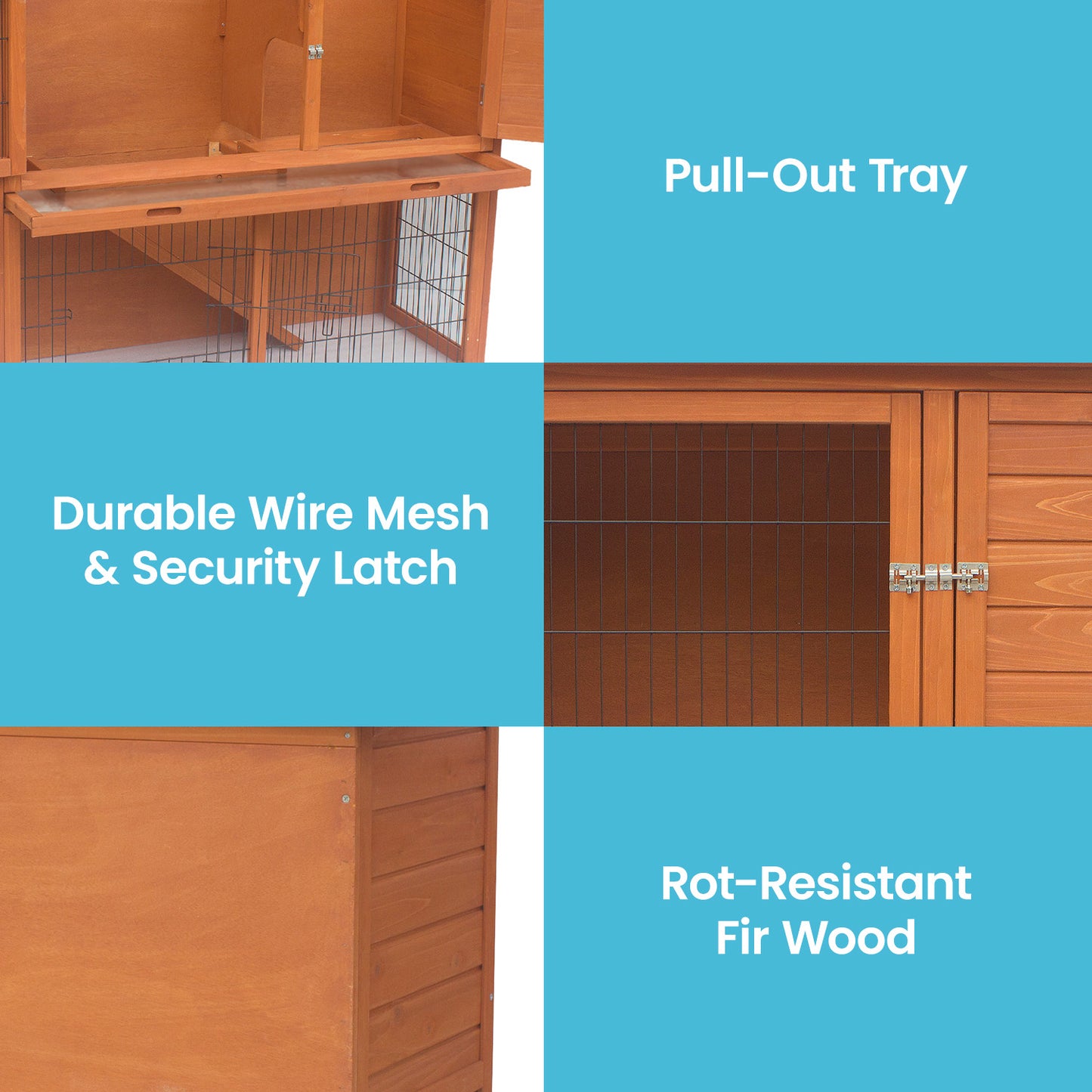 Little Buddies 2-Storey Wooden Pet Rabbit Hutch
