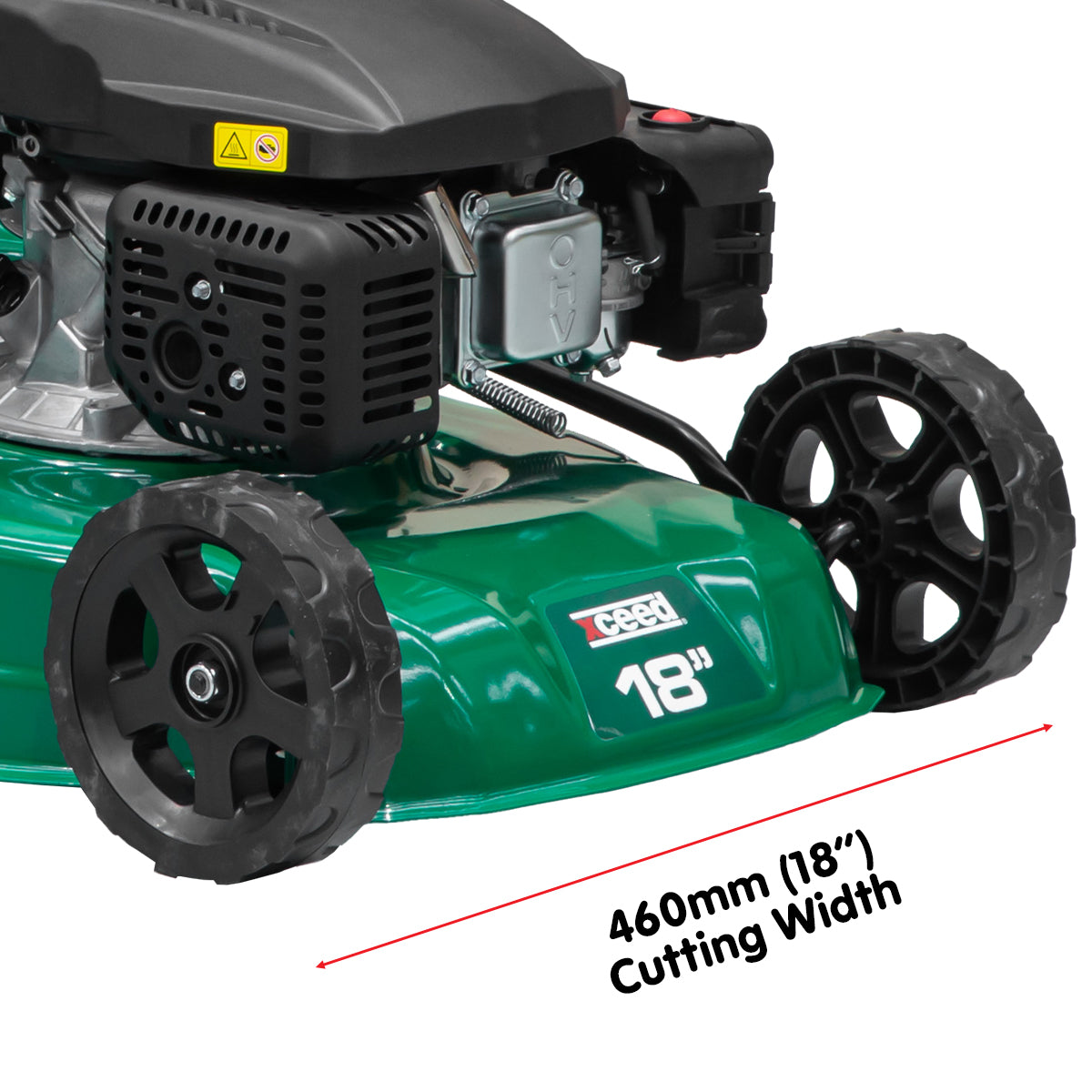 Xceed 161cc 4 Stroke 18” Petrol Lawn Mower 55L Catcher Refurbished