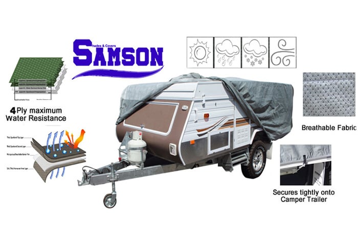 Samson Heavy Duty Trailer Camper Cover 12-14ft