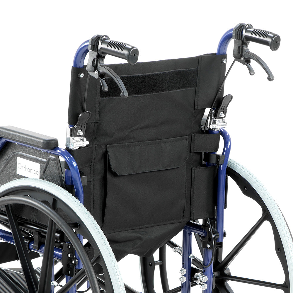 Orthonica Wheelchair Manual Mobility Aid- Lincoln Blue