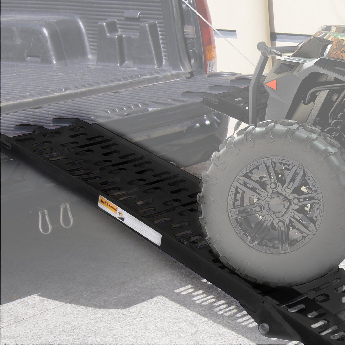 Aluminium ATV Loading Ramp Foldable - Black