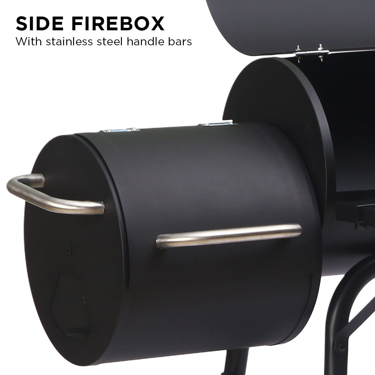 Wallaroo 2-in-1 Outdoor Barbecue Grill & Offset Smoker