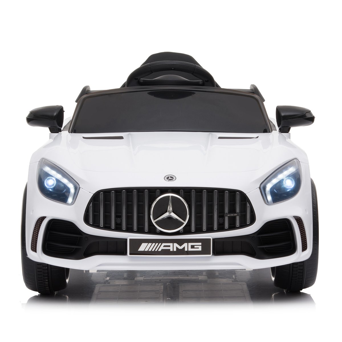 Mercedes Benz Licensed Kids Electric Ride On Car Remote Control White