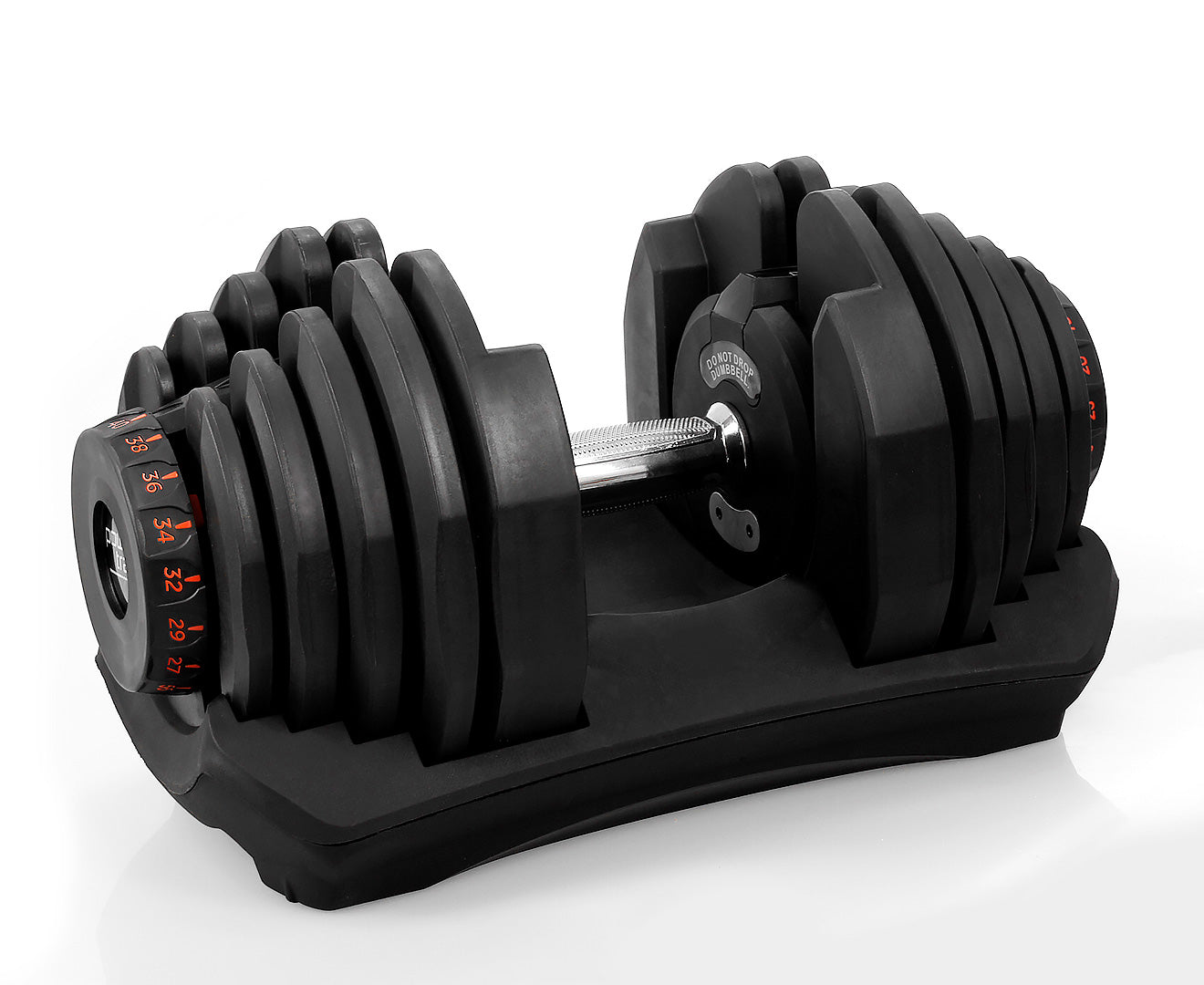 1x 40kg Powertrain Adjustable Dumbbell