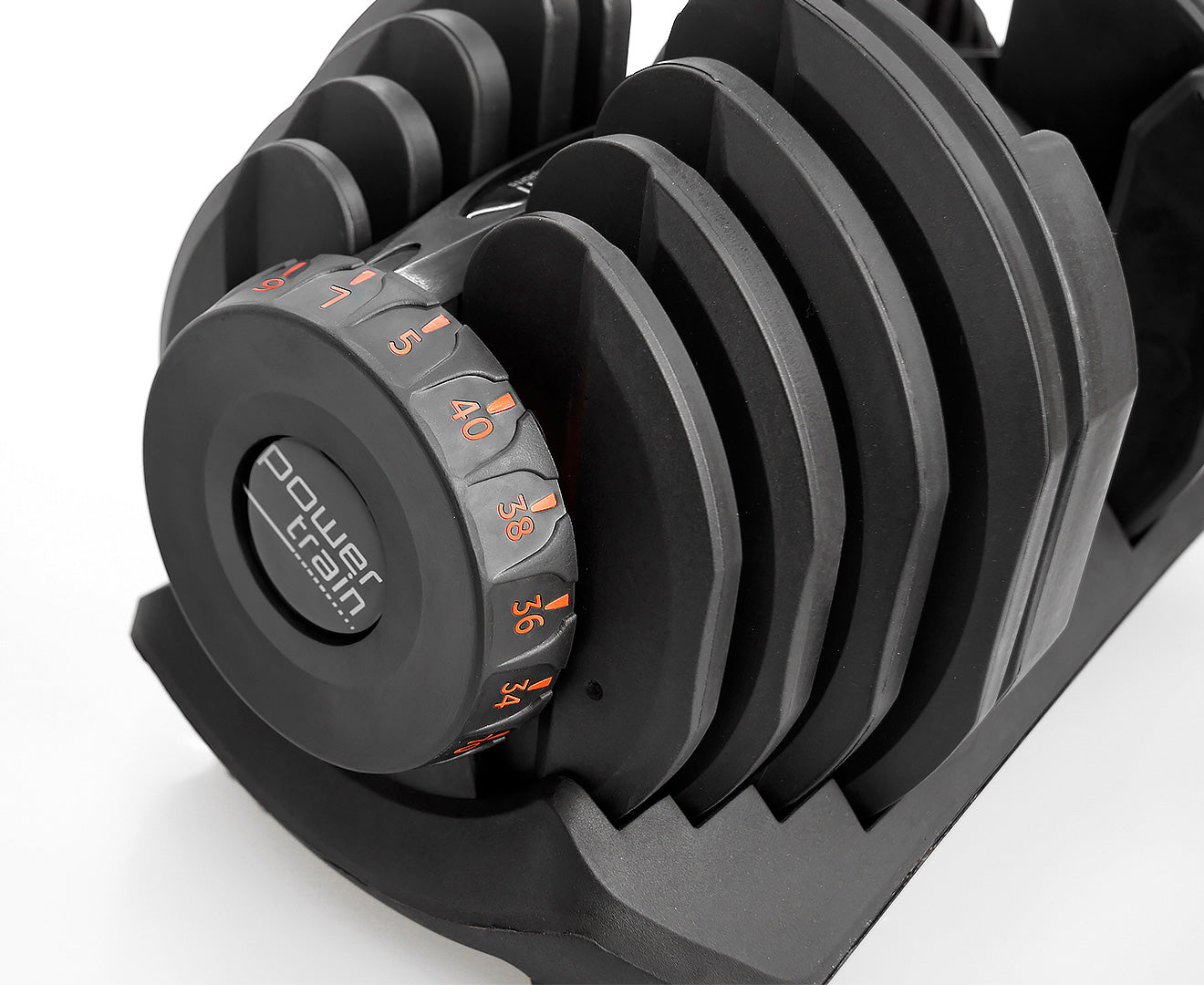 1x 40kg Powertrain Adjustable Dumbbell