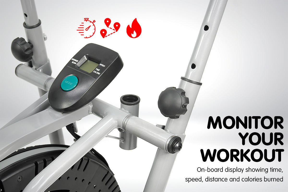 Powertrain 2-in-1 Elliptical Cross Trainer and Exercise Bike