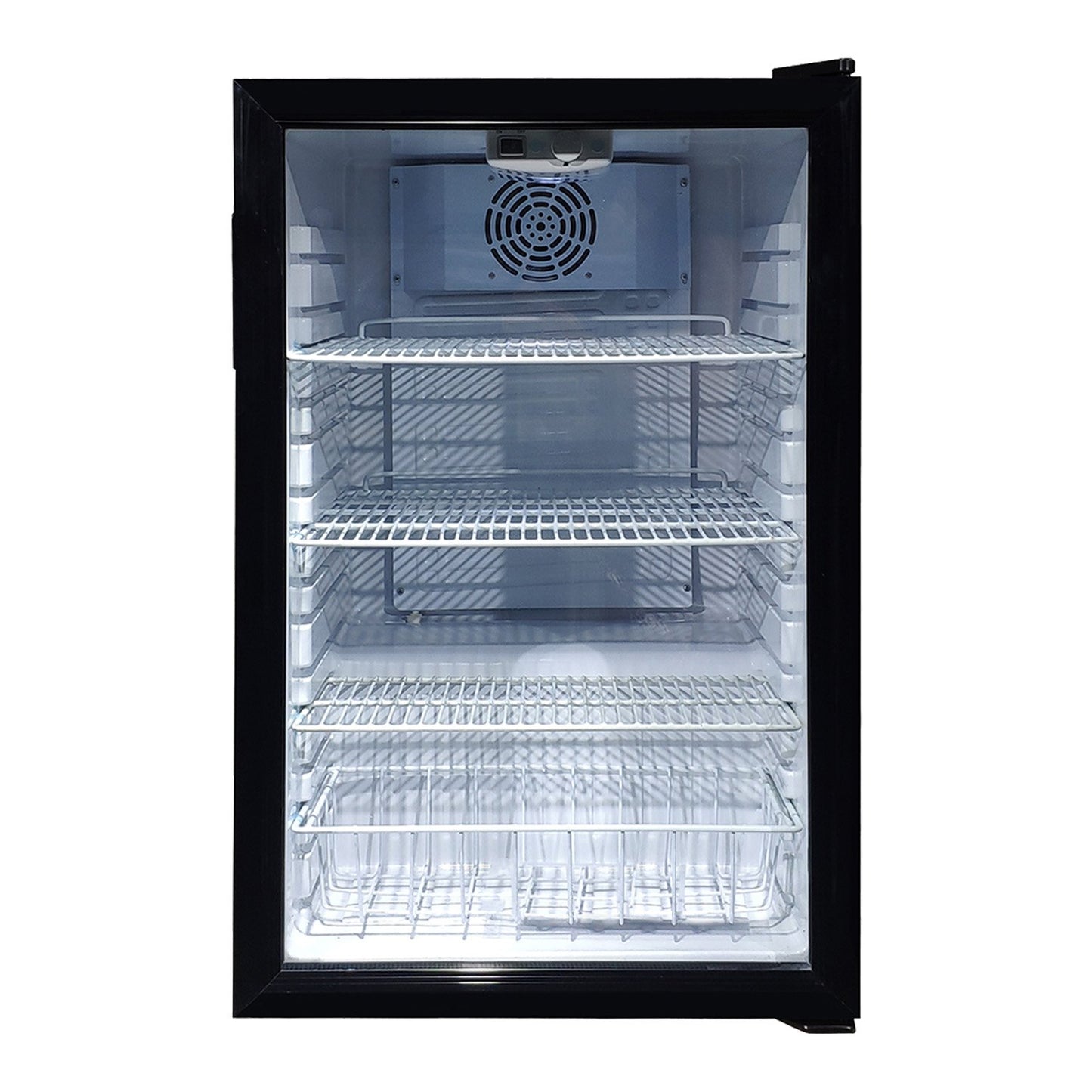 Kolner 130L Mini Bar Fridge Glass Door Beverage Cooler Refrigerator