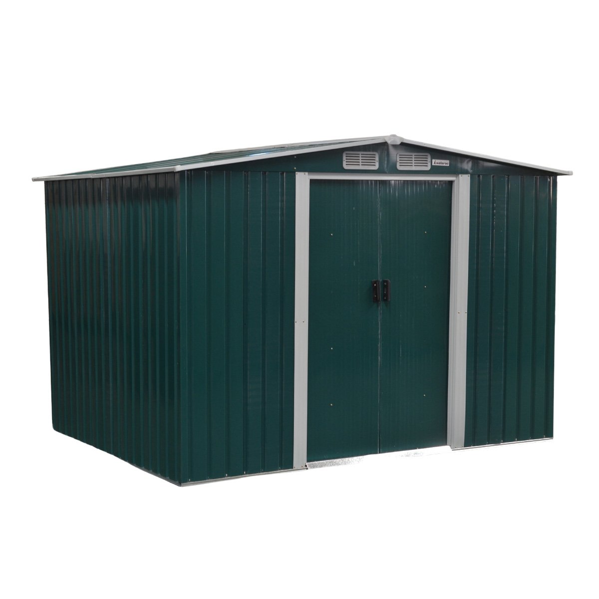 Garden Shed Spire Roof 6ft x 8ft Outdoor Storage Shelter - Green