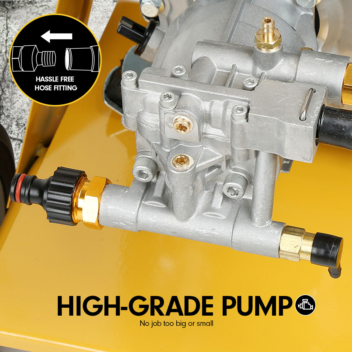 Kolner 6000 8HP 4800psi Petrol Engine High Pressure Washer Cleaner