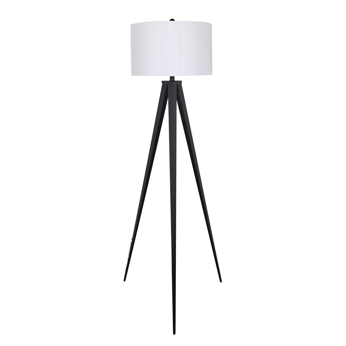 Sarantino Minimalist Modern Tripod Floor Lamp Black