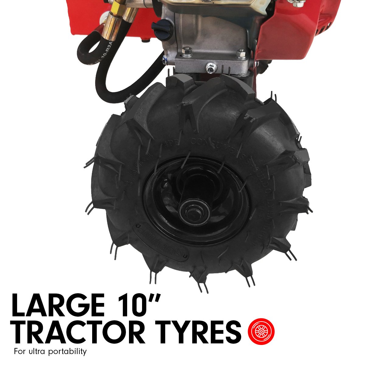 Yukon Petrol Log Splitter Wood Cutter 15 Ton