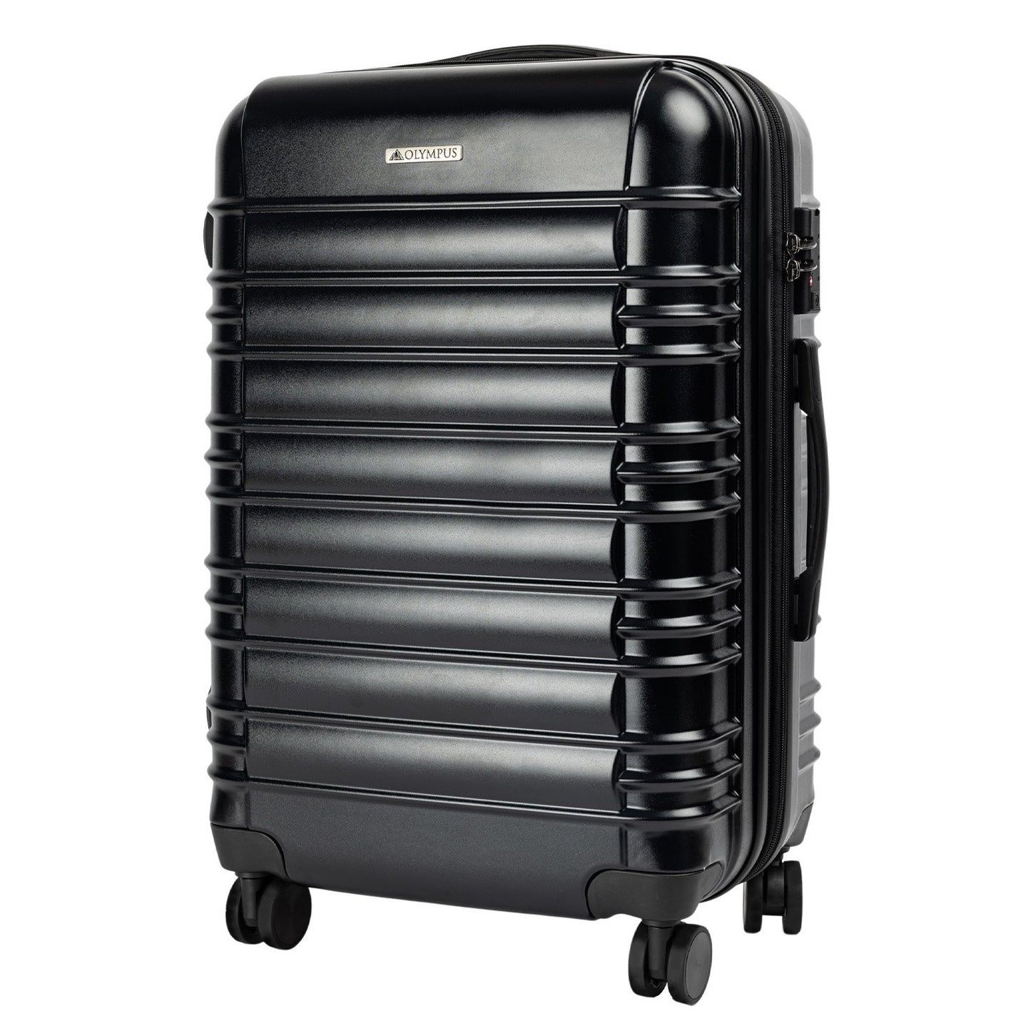 Olympus 3PC Noctis Luggage Set Hard Shell ABS+PC - Stygian Black