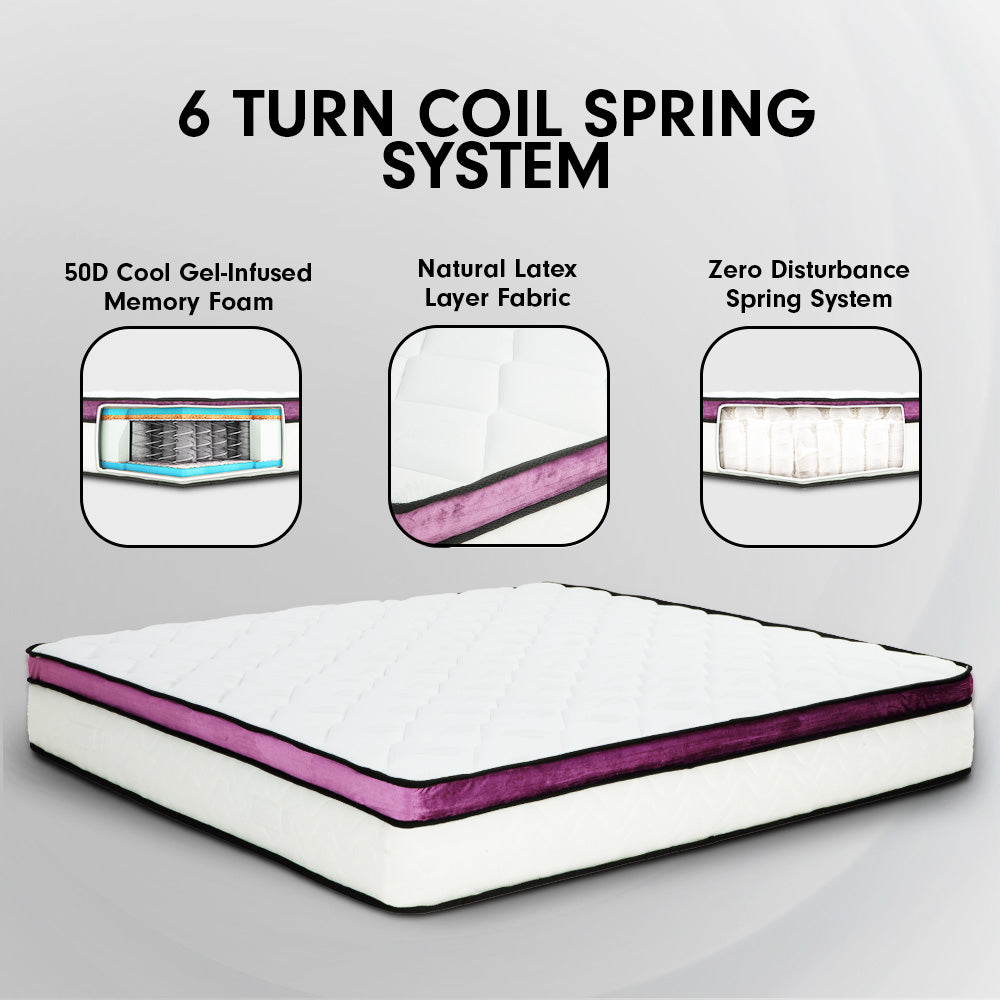 Laura Hill Memory Foam Cool Gel Infused King Mattress