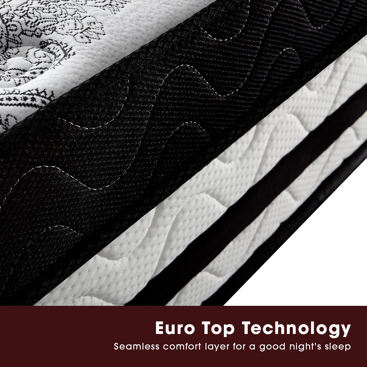 Laura Hill King Single Mattress with Euro Top - 34cm