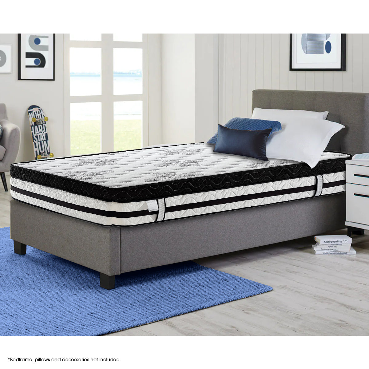 Laura Hill King Single Mattress with Euro Top - 34cm