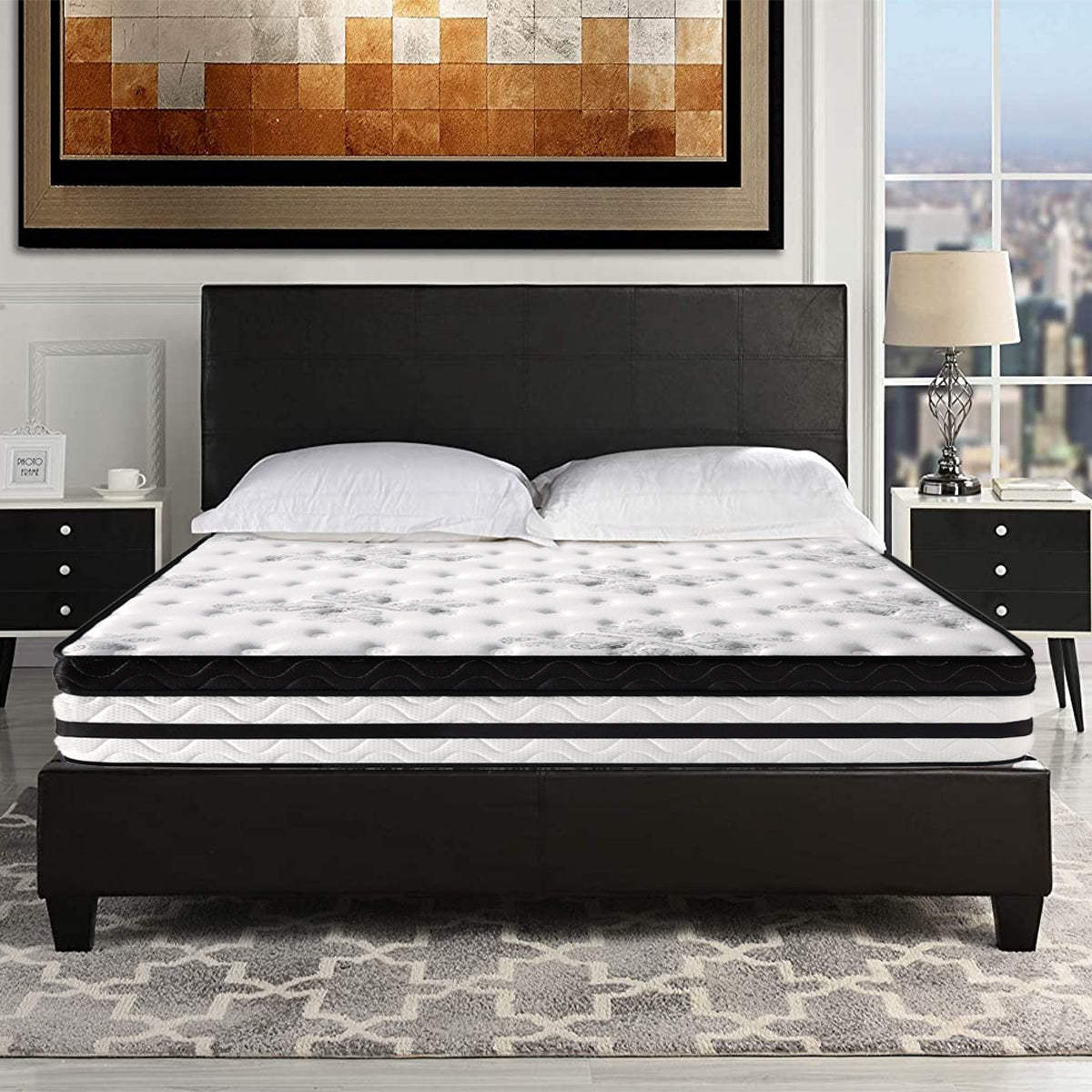 Laura Hill Queen Mattress with Euro Top - 34cm