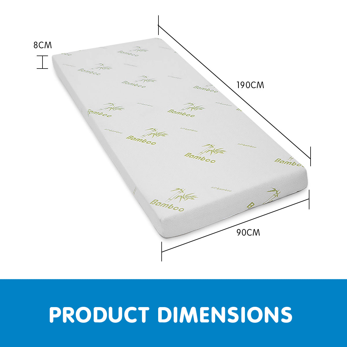 Laura Hill Cool GEL Memory Foam Mattress Topper - Single