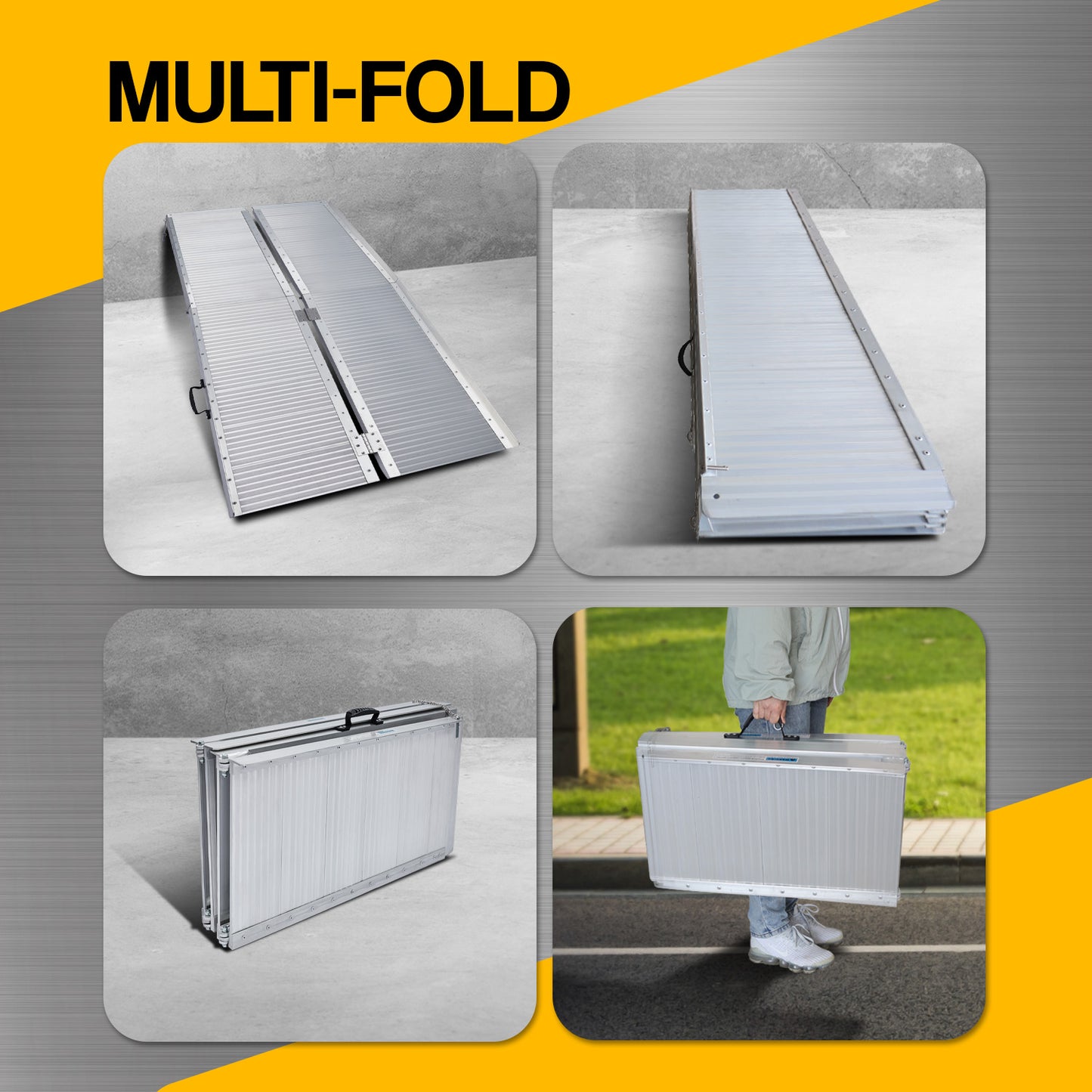 Aluminium Portable Wheelchair Ramp R02 - 5ft